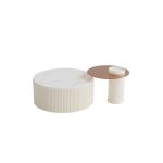 Sleek Nordic Glass Top Coffee Table for Modern Spaces