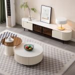 Sleek Nordic Glass Top Coffee Table for Modern Spaces