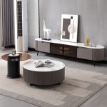 Sleek Nordic Glass Top Coffee Table for Modern Spaces