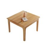 Elegant and timeless Scandinavian coffee table with intricate woodwork for style-conscious spaces.