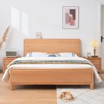 Solid Ash Wood Platform Bed – Eco-Friendly Craftsmanship for Modern Bedrooms