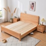 Solid Ash Wood Platform Bed – Eco-Friendly Craftsmanship for Modern Bedrooms