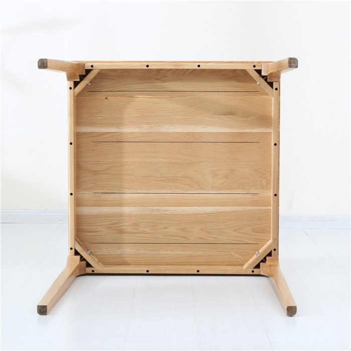 Solid Wood Dining Table for Elderly Care Facilities – Functional & Timeless Design