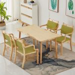 Solid Wood Dining Table for Retirement Homes – Elegant, Durable & Easy to Maintain