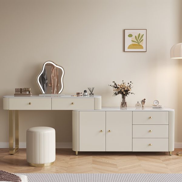 Solid Wood Bedroom Vanity Dresser