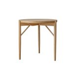 Wholesale Japanese Style Ashwood End Table - Compact Round Coffee Table for Small Spaces & Hotel Suites