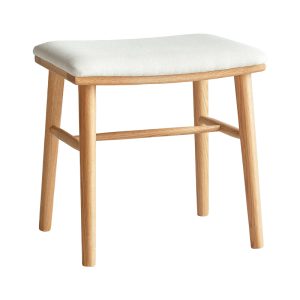 Solid Wood Vanity Stool