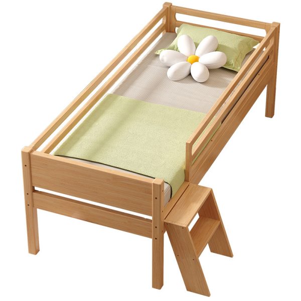 Designed with rounded edges and breathable slatted construction, this safety-certified bed combines Montessori principles with Scandinavian aesthetics for worry-free independence.