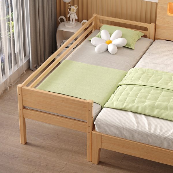 Designed with rounded edges and breathable slatted construction, this safety-certified bed combines Montessori principles with Scandinavian aesthetics for worry-free independence.