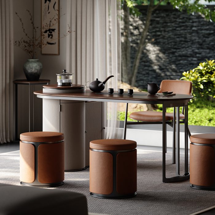Make a lasting impression with a solid wood coffee table.