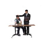 Space-Saving Folding Desk for Office & Home Use