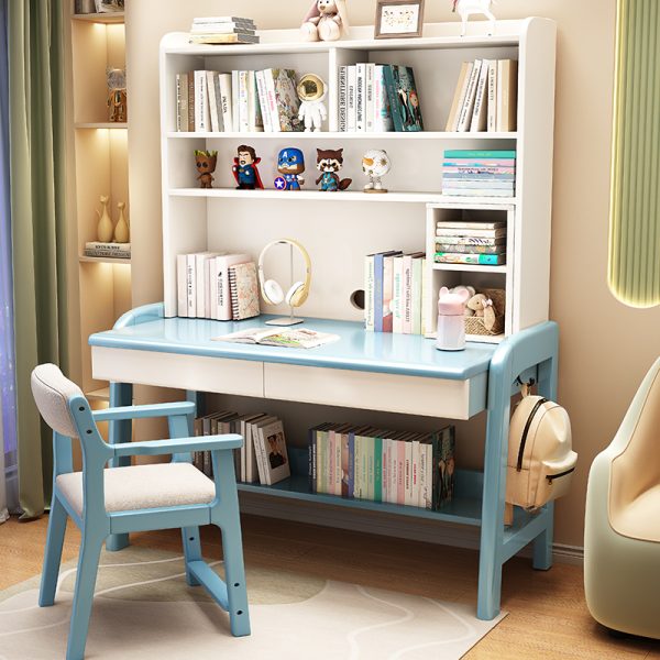 Space-Saving Kids Bookcase Counter Sets