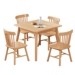 Square Solid Wood Dining Tables – Bulk Orders for Commercial Buyers