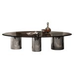 Contemporary Glass Coffee Table - Light Luxury & Artistic Appeal