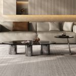 Contemporary Glass Coffee Table - Light Luxury & Artistic Appeal