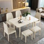 Stylish Solid Wood Dining Table in Scandinavian Design