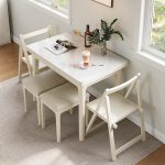 Stylish Solid Wood Dining Table in Scandinavian Design