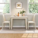 Stylish Solid Wood Dining Table in Scandinavian Design