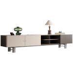 Stylish Stone Surface TV Cabinet and Coffee Table for Distributors