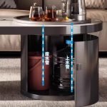 Luxury stone coffee tables add a touch of class to any room.