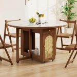 Modern Solid Wood Dining Table for North American, European, and Australian Markets