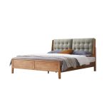 Experience tranquility with this stunning Wabi-Sabi wooden bed.