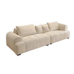 Velvet Sofa – Modern Minimalist Style for Elegant Spaces