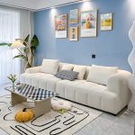 Velvet Sofa – Modern Minimalist Style for Elegant Spaces