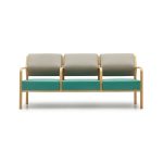 Versatile Solid Wood Bench for Elderly-Friendly Spaces