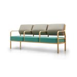 Versatile Solid Wood Bench for Elderly-Friendly Spaces