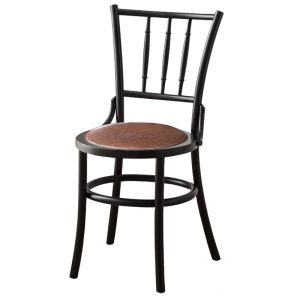 Antique Wood and Rattan Dining Chair for Cafes