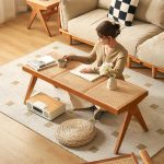Minimalist Solid Wood Dining Table – Timeless Design for Modern Homes