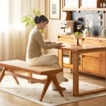 Minimalist Solid Wood Dining Table – Timeless Design for Modern Homes
