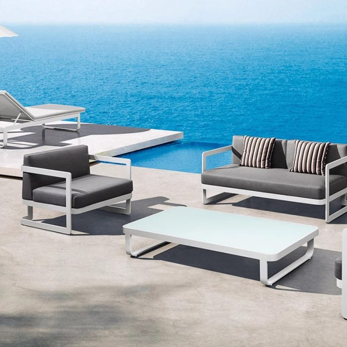 Elevate your outdoor space with a luxurious sofa.