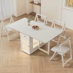 Scandinavian Marble Dining Set for Contemporary Spaces