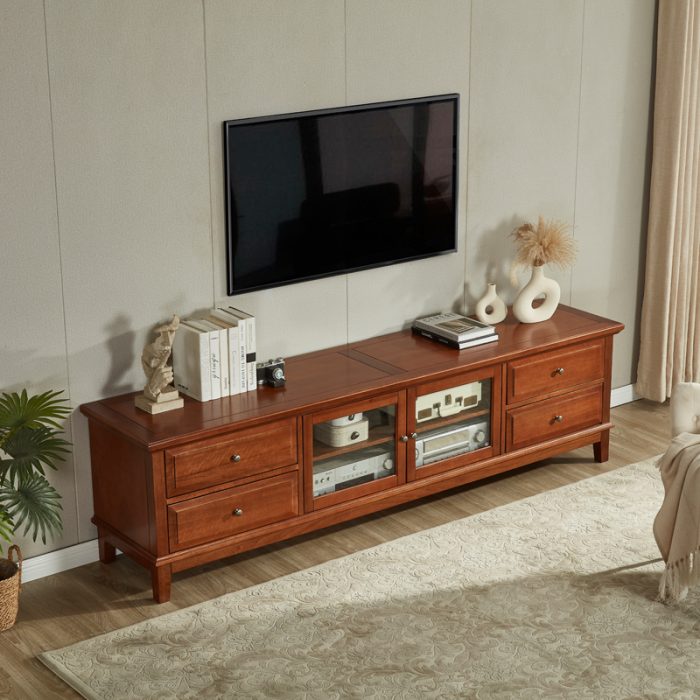 Solid Wood TV Cabinet