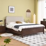 Simple solid wood bed
