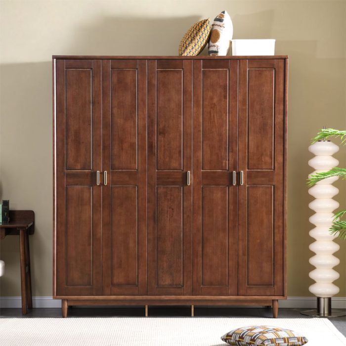 Three to six door wardrobe