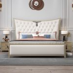 Elegant Retro French Solid Wood Double Beds – Wholesale Inventory Solutions