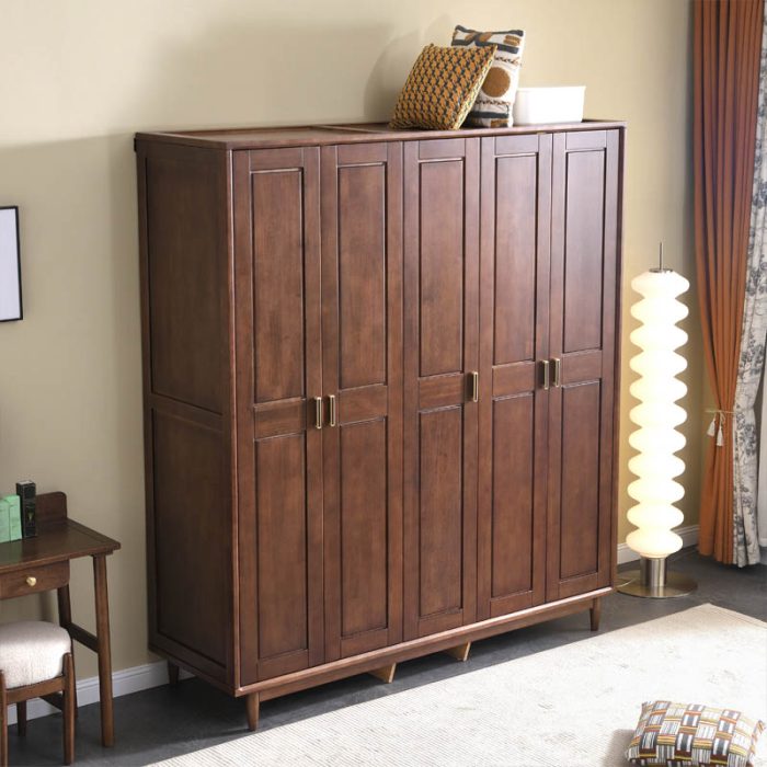 Three to six door wardrobe