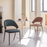 Home dining chair simple soft back chair