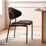 Light luxury dining chair modern simple home