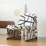 Single sofa leisure chair modern simple creative hill design
