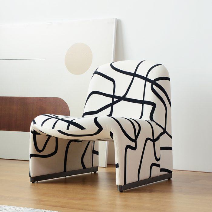 Single sofa leisure chair modern simple creative hill design