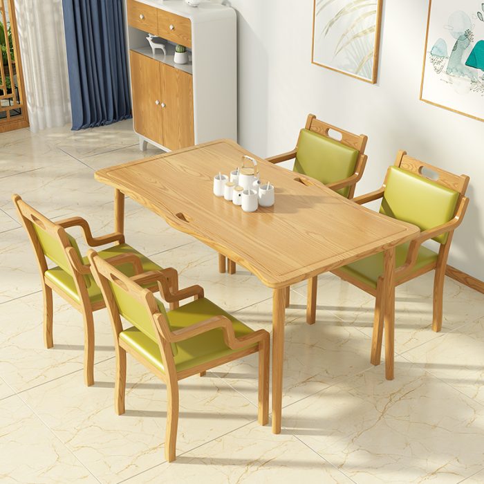 Solid Wood Dining Table for Senior Living Communities – Durable & Elegant