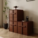 Modern Minimalist Nordic Style Solid Wood Tianzhu Cabinet