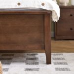 Simple solid wood bed