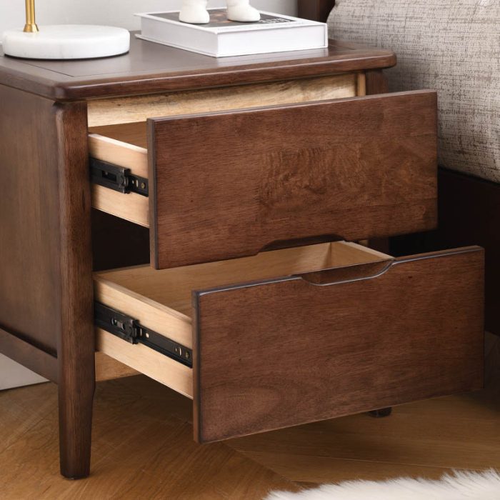 modern simple solid wood bedside table