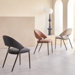 Home dining chair simple soft back chair