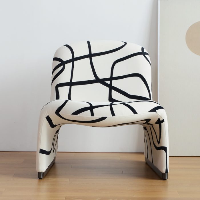 Single sofa leisure chair modern simple creative hill design